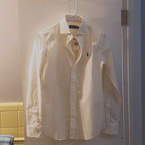 Polo Ralph Lauren White Button Down Shirt
